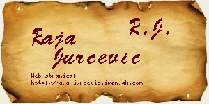 Raja Jurčević vizit kartica